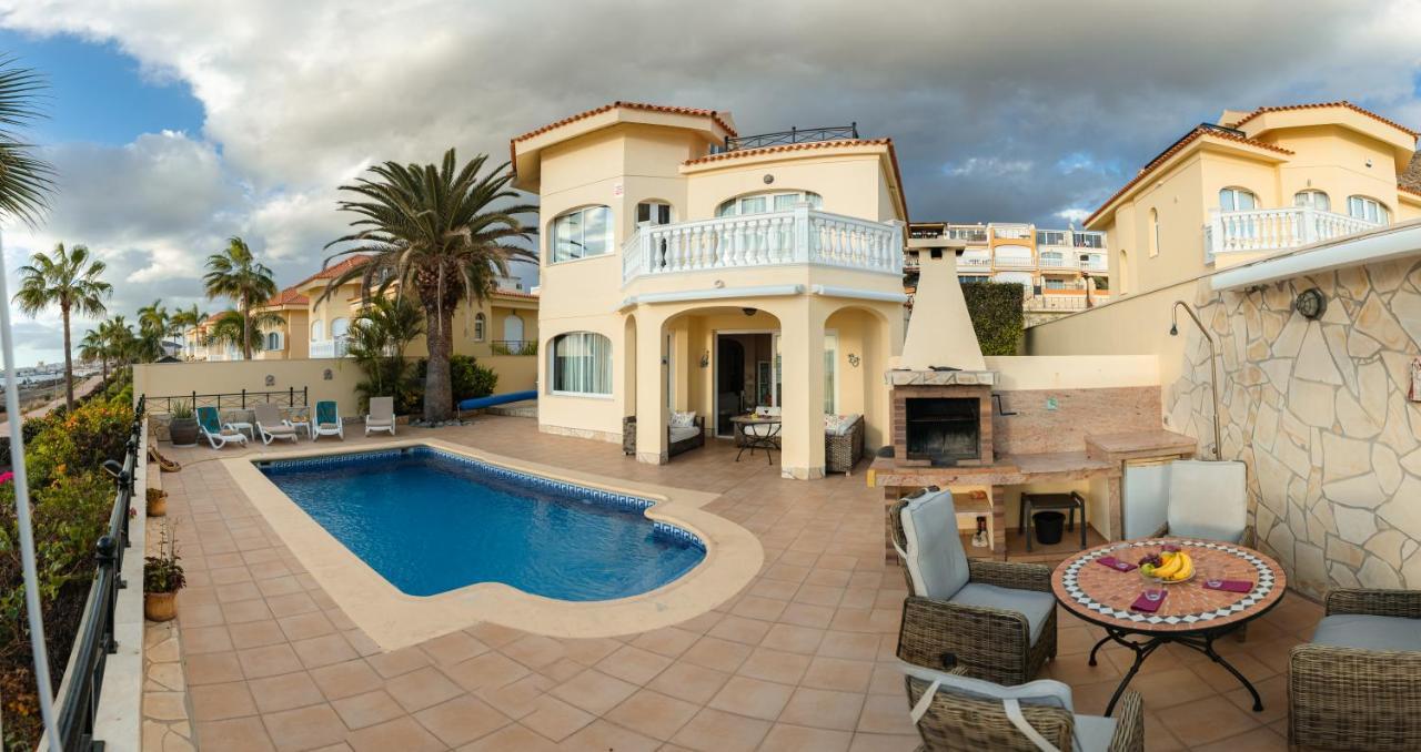 Villa Faya On The First Ocean Line With New Heated Pool Los Cristianos  Eksteriør bilde