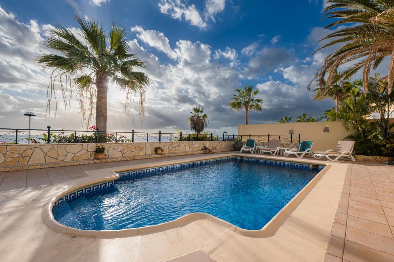 Villa Faya On The First Ocean Line With New Heated Pool Los Cristianos  Eksteriør bilde
